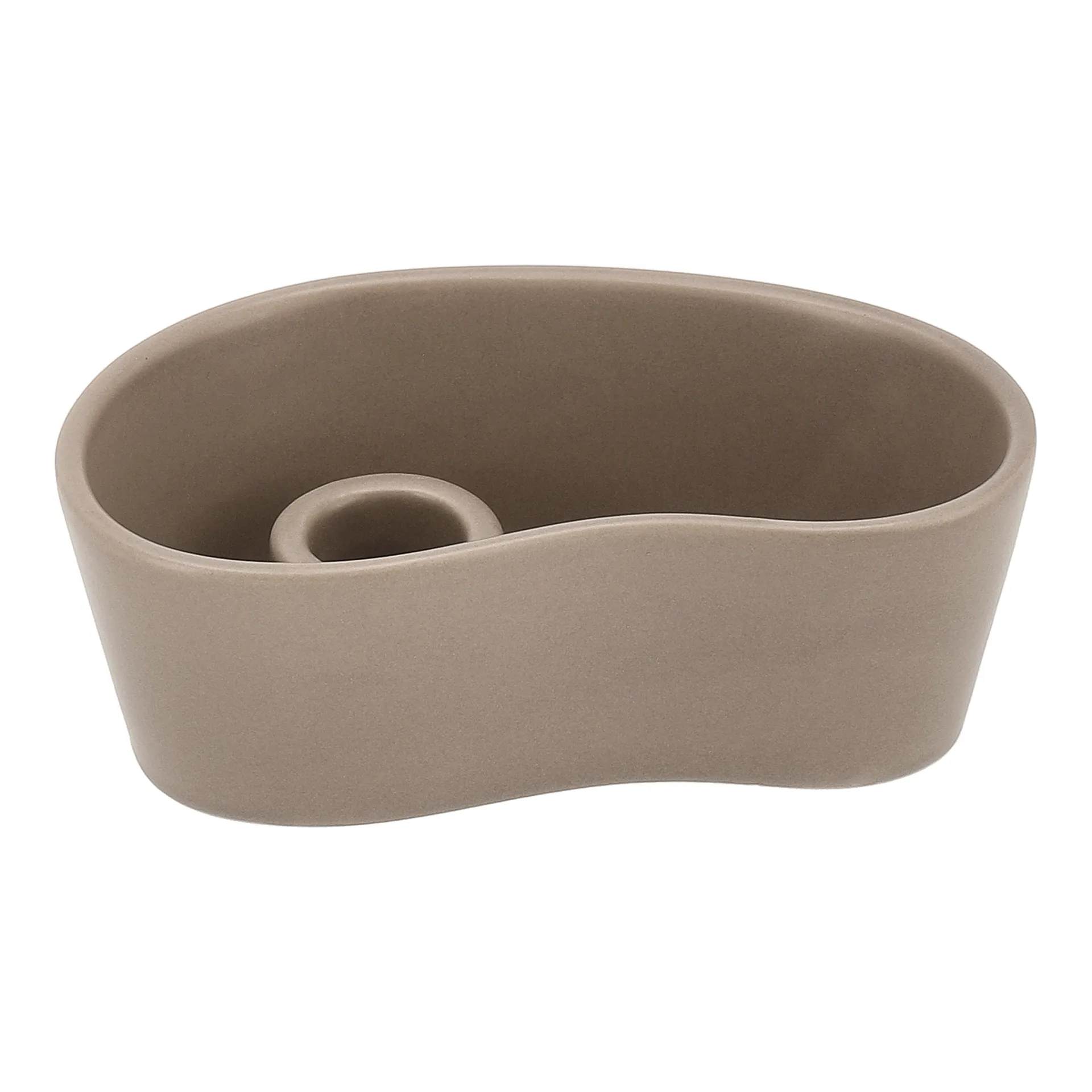 Scandi Living Bougeoir Ember Taupe, cm
