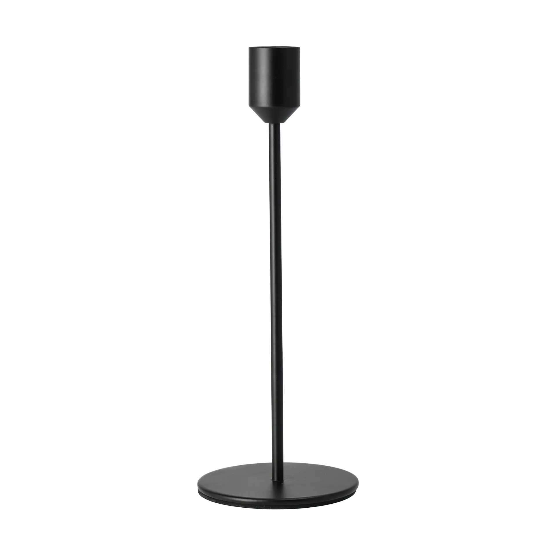 Bougeoir Glare 22 cm, Noir Scandi Living