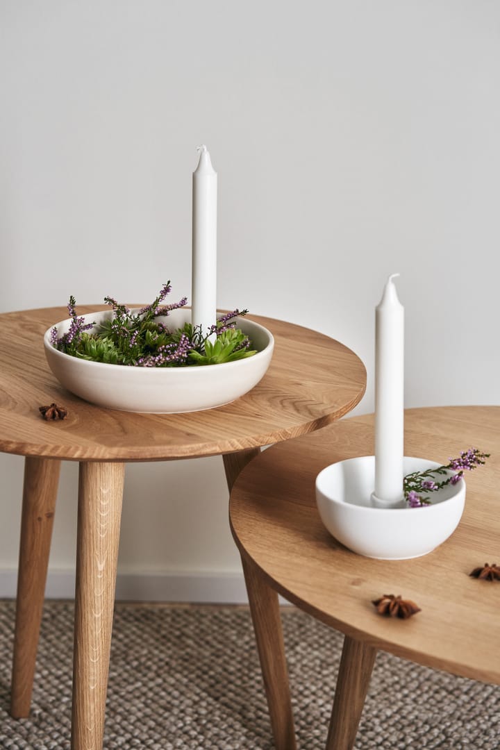 Bougeoir Valley Ø21 cm, Beige Scandi Living