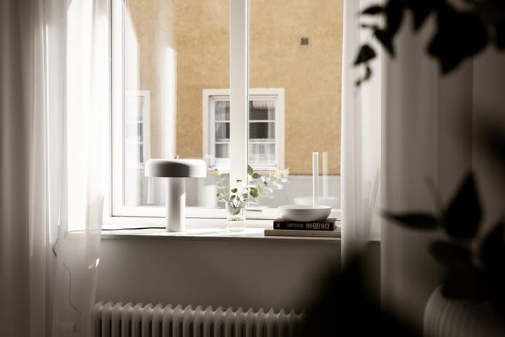 Bougeoir Valley Ø21 cm, Blanc Scandi Living