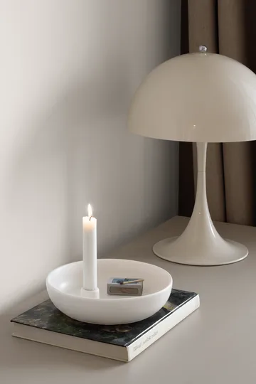 Bougeoir Valley Ø21 cm - Blanc - Scandi Living