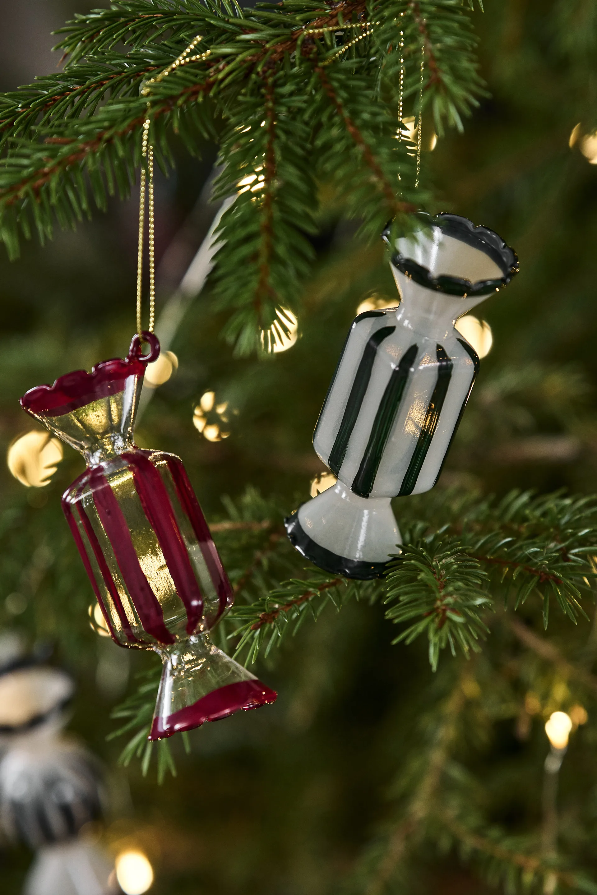 Boule de Noël Bonbons, 6-pack, Vert Scandi Living