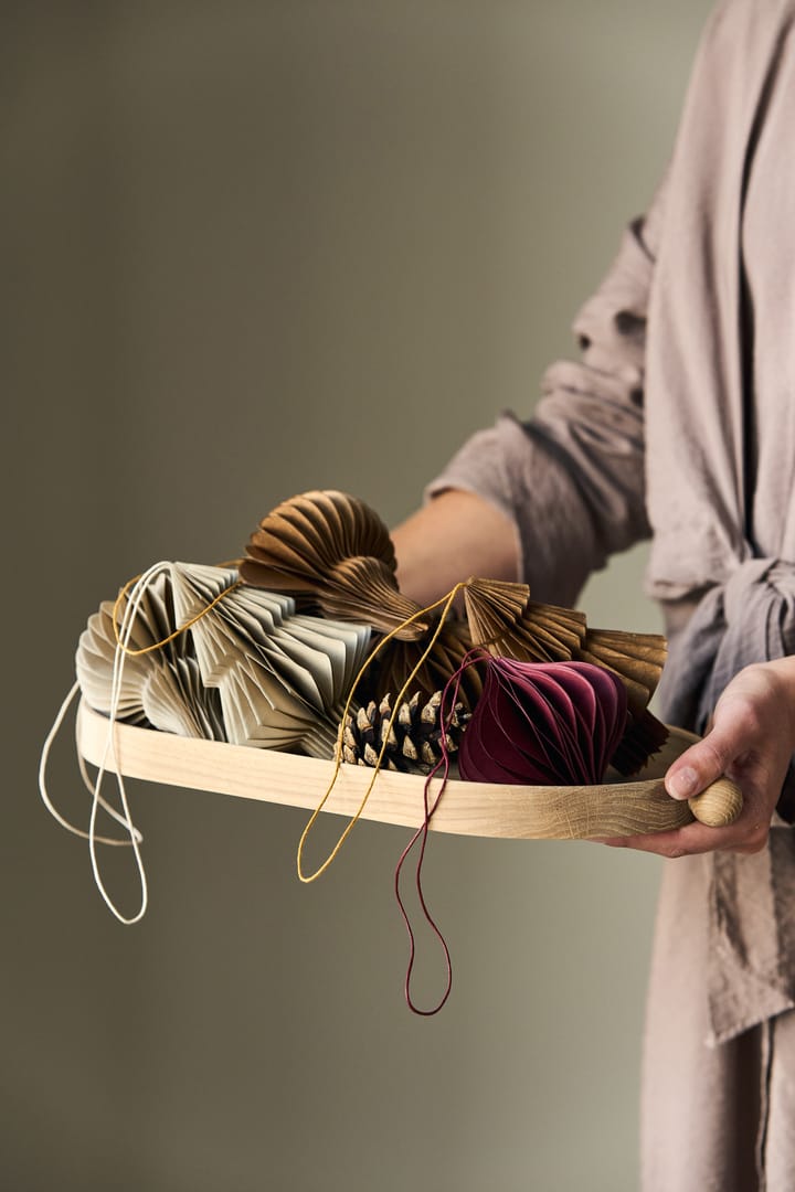 Boules de Noël Spira lot de 4, Beige Scandi Living