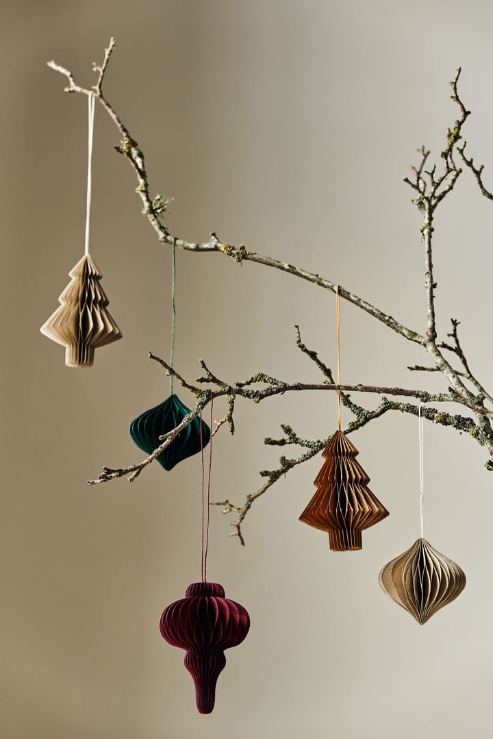 Boules de Noël Tree lot de 4 - Beige - Scandi Living