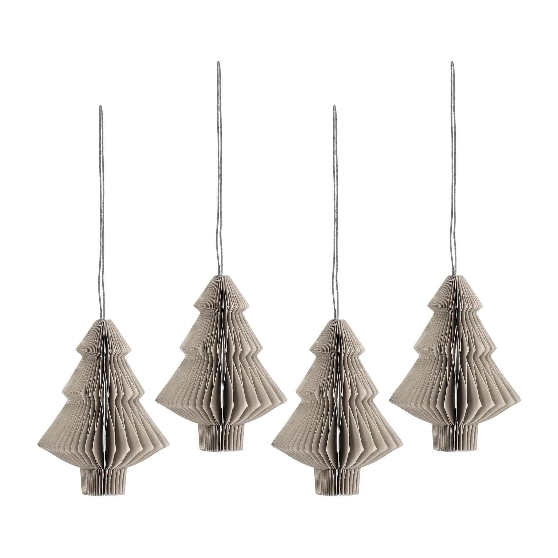 Boules de Noël Tree lot de 4, Beige Scandi Living