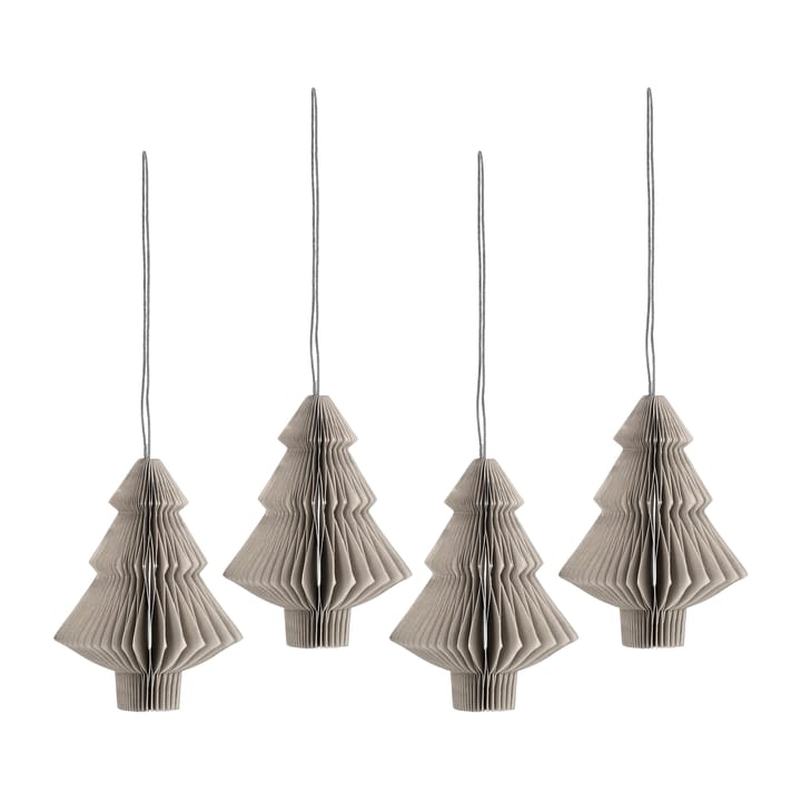 Boules de Noël Tree lot de 4 - Beige - Scandi Living