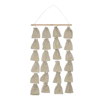 Calendrier de l'Avent Joyful 75 cm - Beige - Scandi Living
