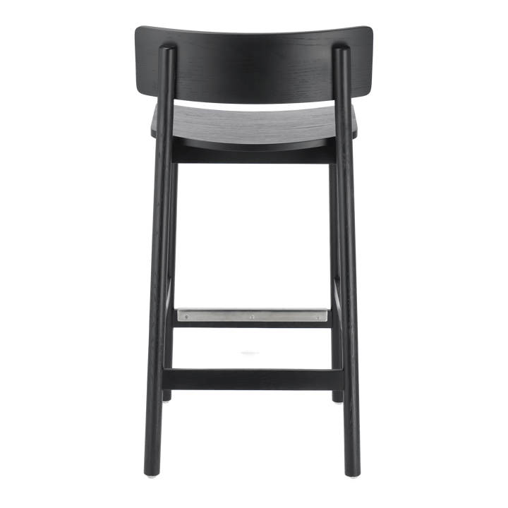 Chaise de bar Horizon 67 cm, Black brushed oak Scandi Living