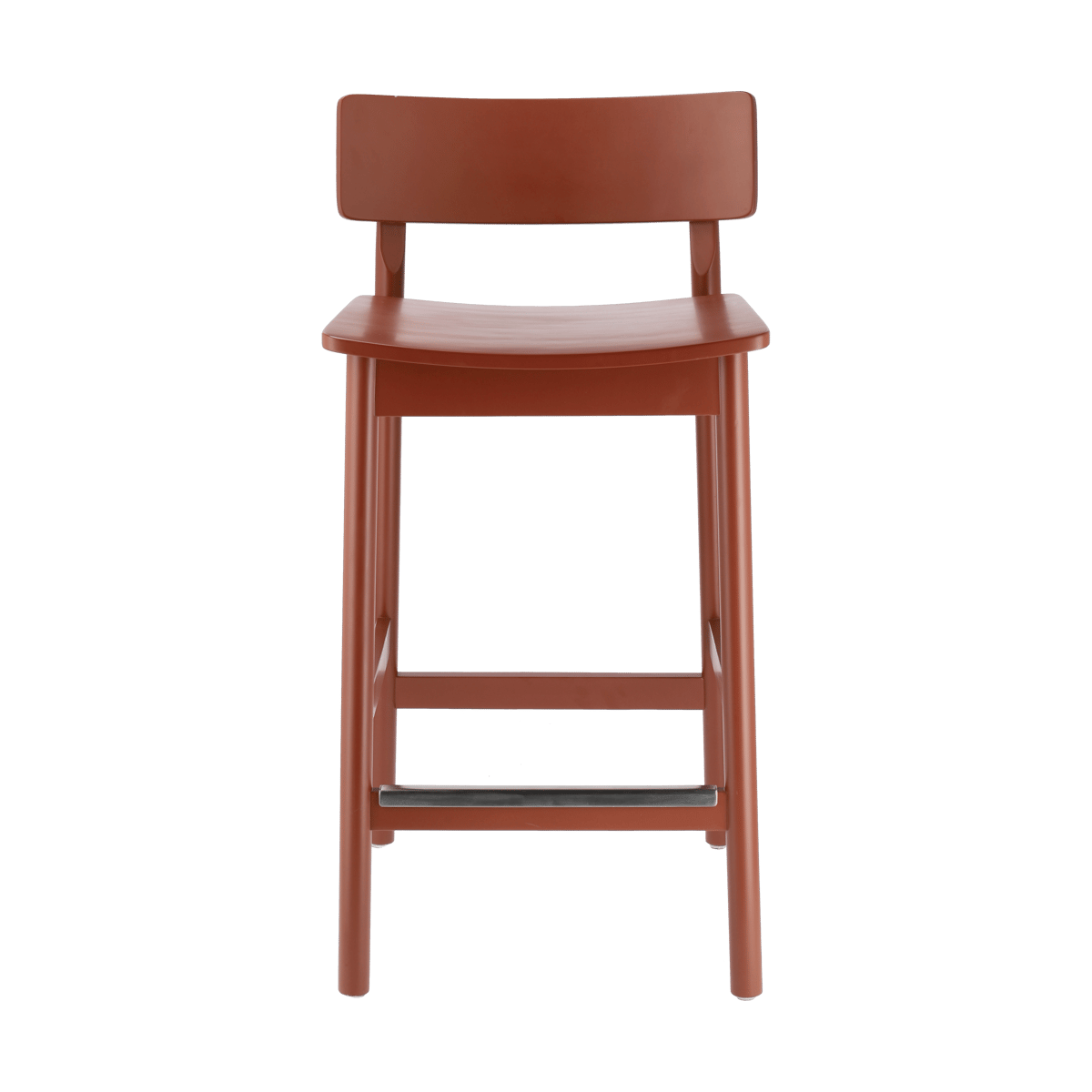 Scandi Living Chaise de bar Horizon 87 cm Red | Design Scandinave | Tabourets de bar | Rouge