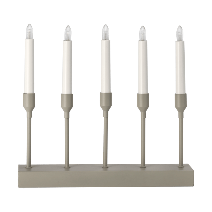 Chandelier de l'Avent portable 30 cm Kindle - Beige - Scandi Living