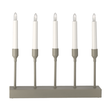Chandelier de l'Avent portable 30 cm Kindle - Beige - Scandi Living