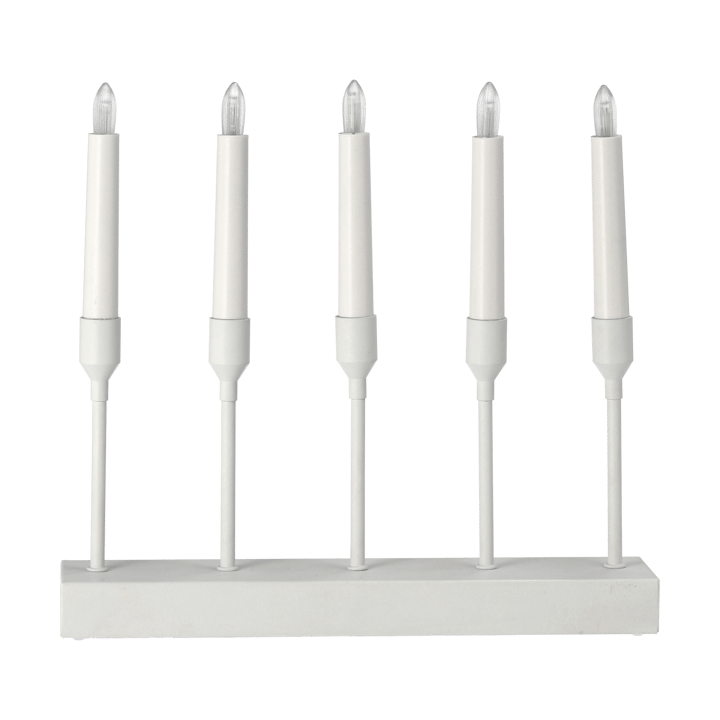 Chandelier de l'Avent portable 30 cm Kindle - Blanc - Scandi Living