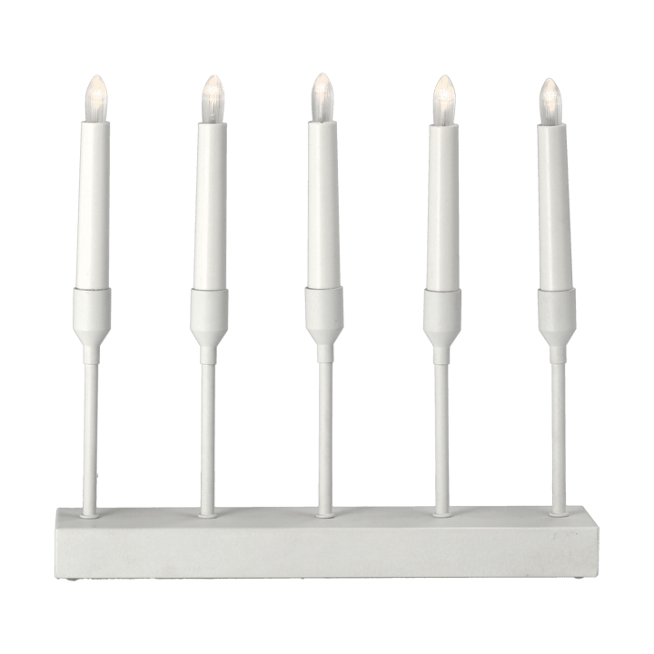 Chandelier de l'Avent portable 30 cm Kindle, Blanc Scandi Living