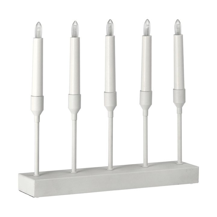 Chandelier de l'Avent portable 30 cm Kindle, Blanc Scandi Living