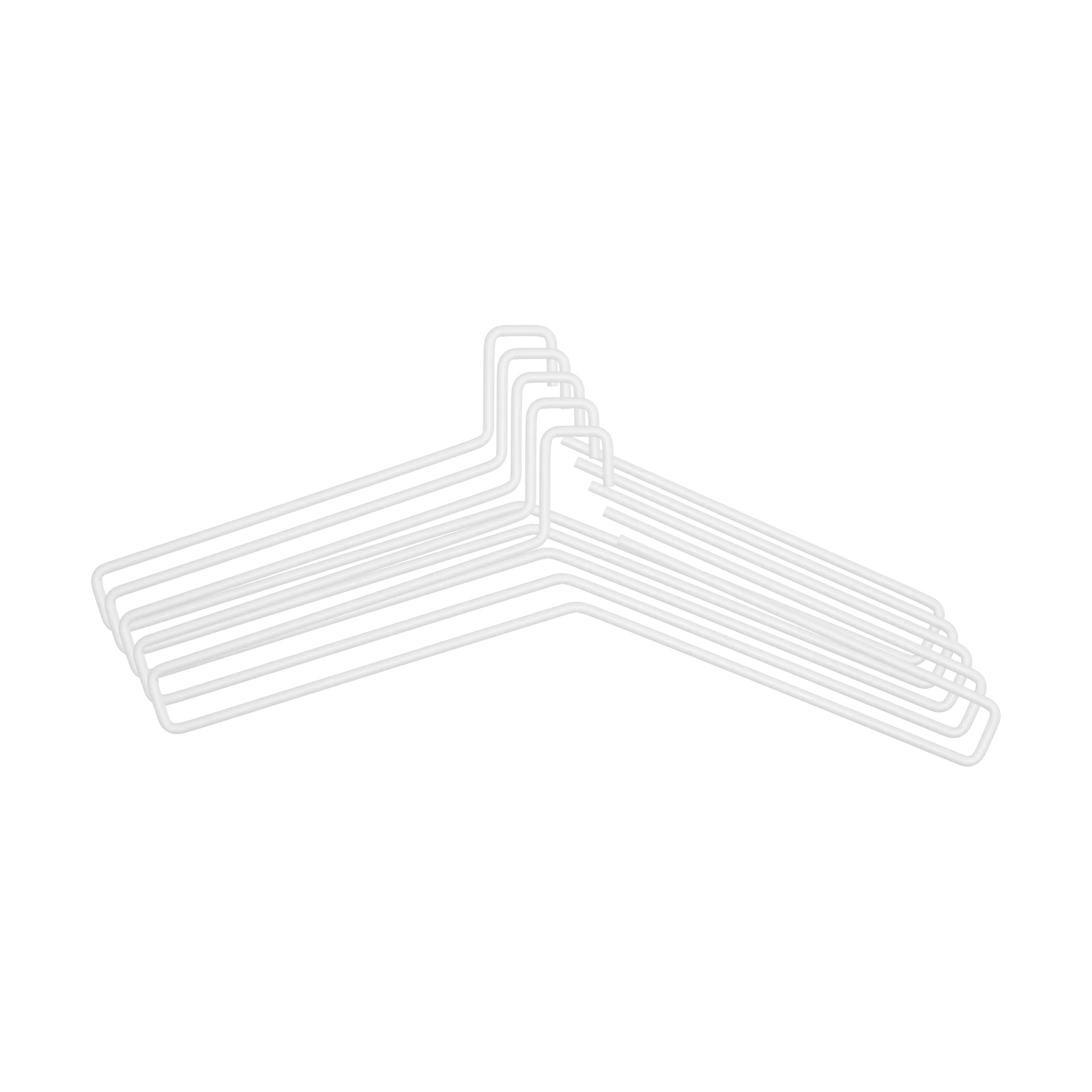 Cintre Edge - lot de 5, White Scandi Living