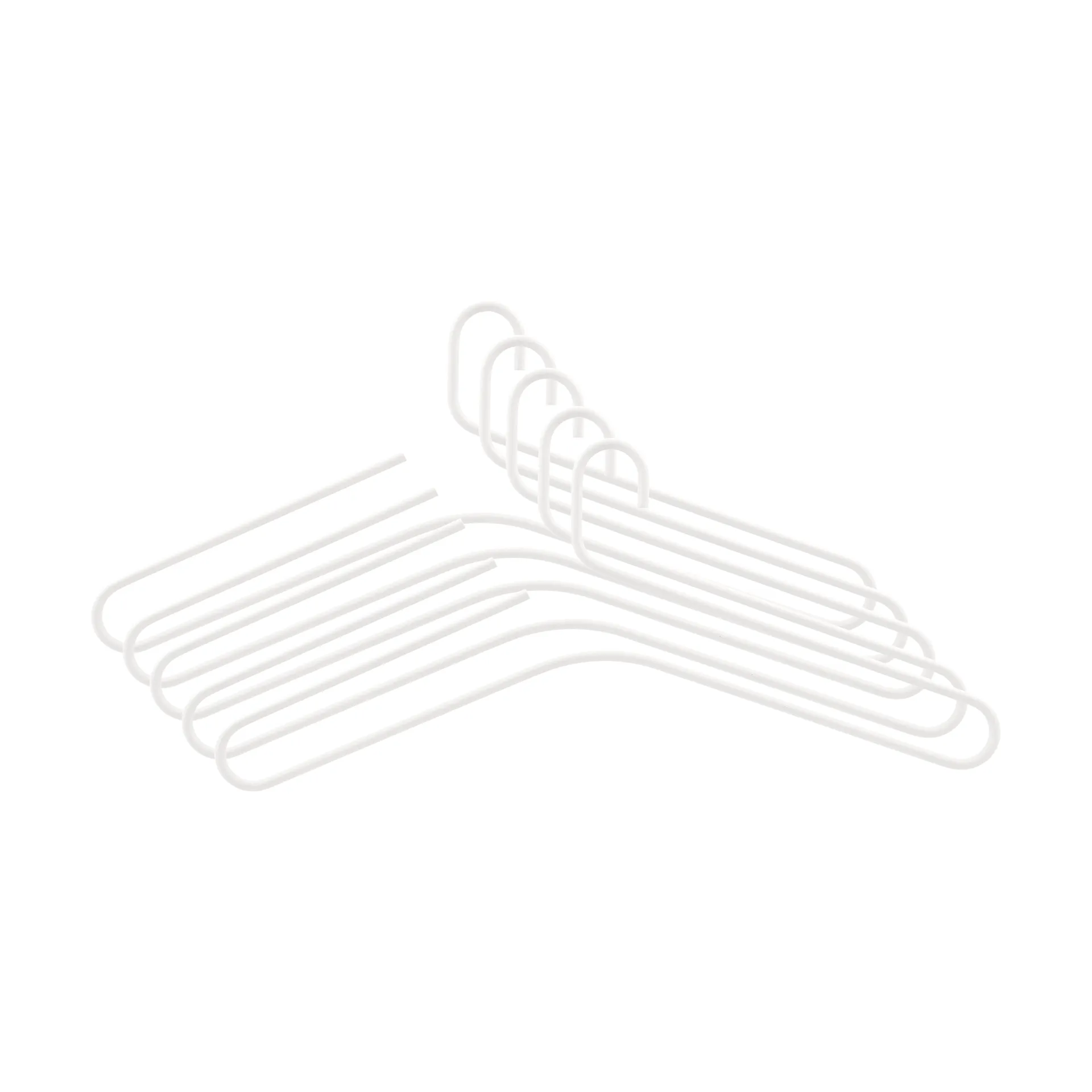 Cintre Smooth lot de 5, White Scandi Living