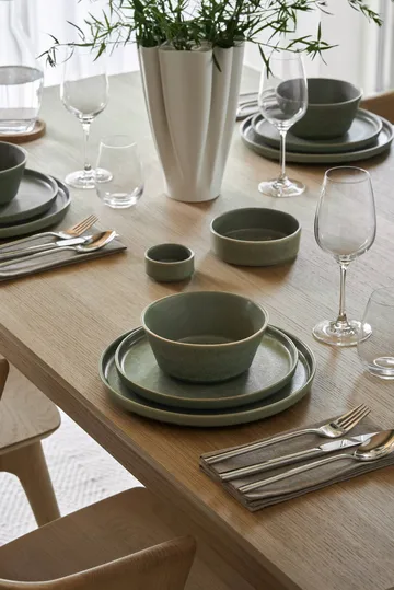 Clay assiette - Vert, Ø20 cm - Scandi Living