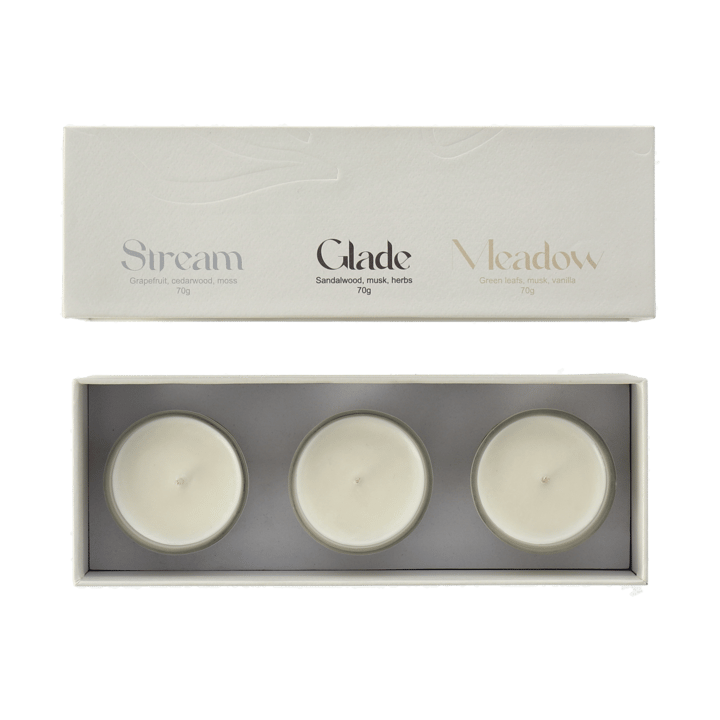 Coffret cadeau Bougie parfumée lot de 3
 Scandi Living