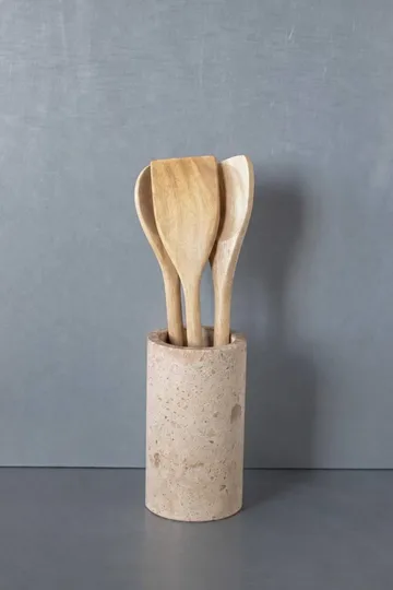 Contenant à ustensiles de cuisine Ridge - Ø9,6x17 cm - Scandi Living