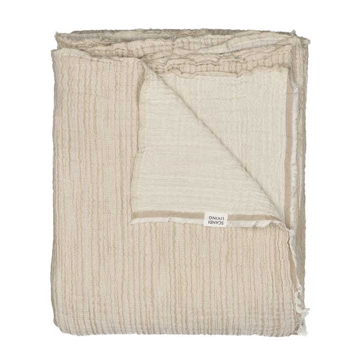 Couvre-lit Breeze 160x260cm, Beige Scandi Living