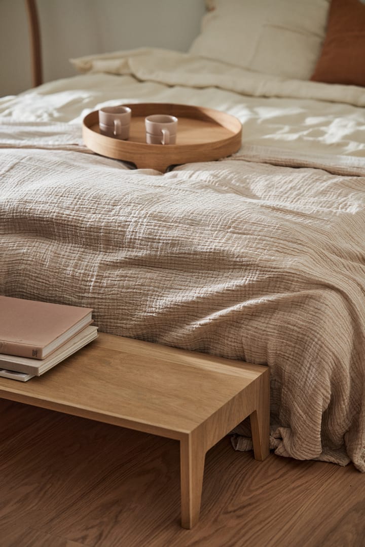 Couvre-lit Breeze 160x260cm, Beige Scandi Living