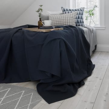 Couvre-lit Kimono 139x260 cm - storm blue (bleu) - Scandi Living