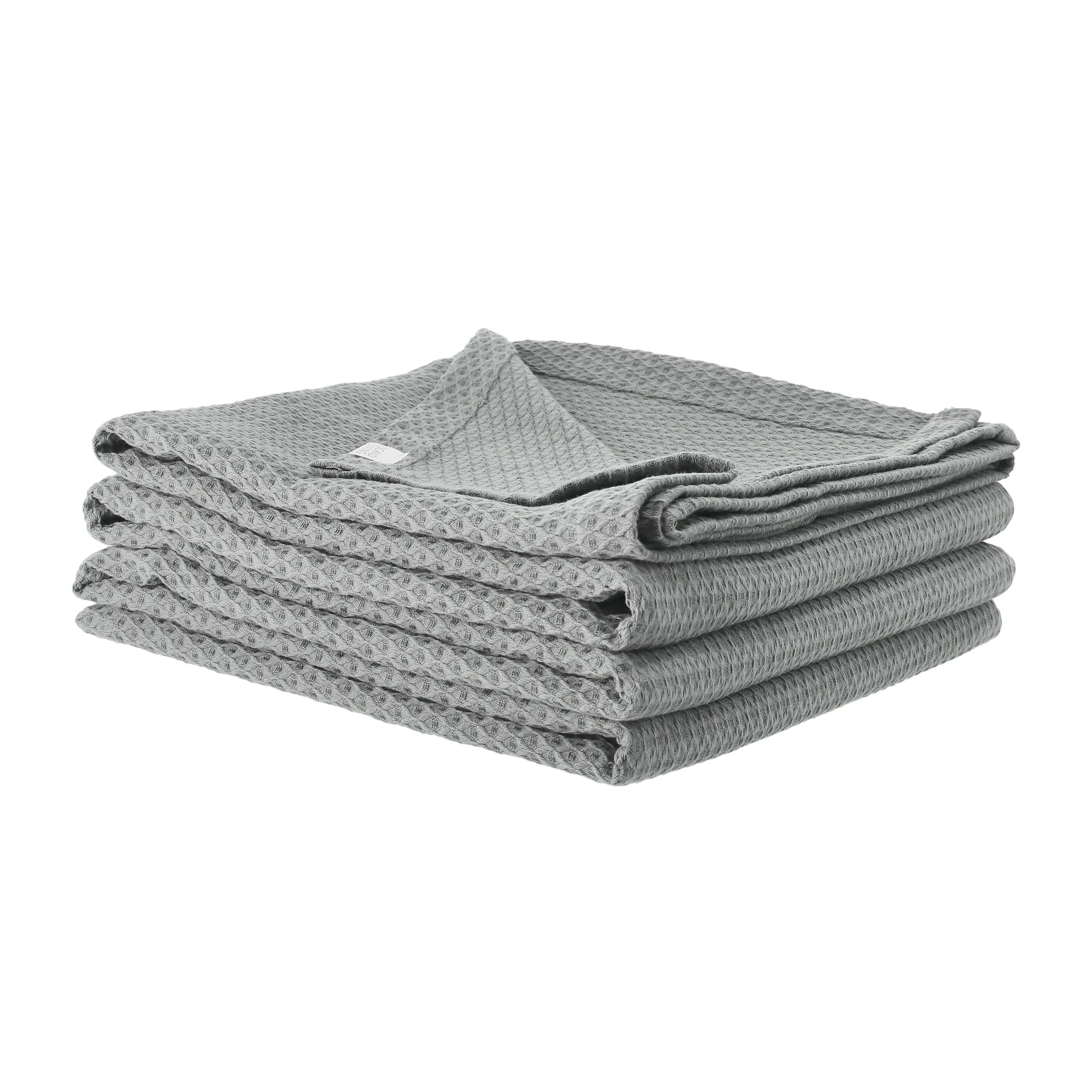 Couvre-lit Kimono 260x260 cm, dusty petrol Scandi Living