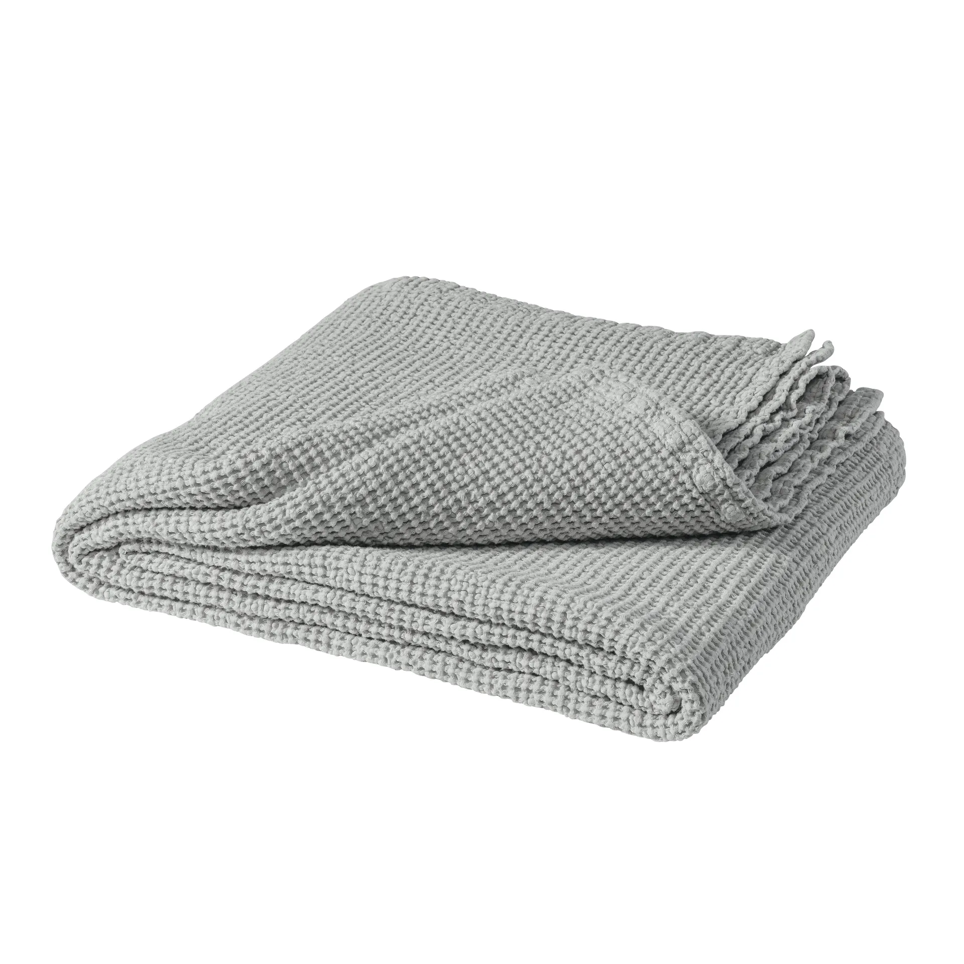 Couvre-lit Moss 160x260 cm, stone (gris clair) Scandi Living