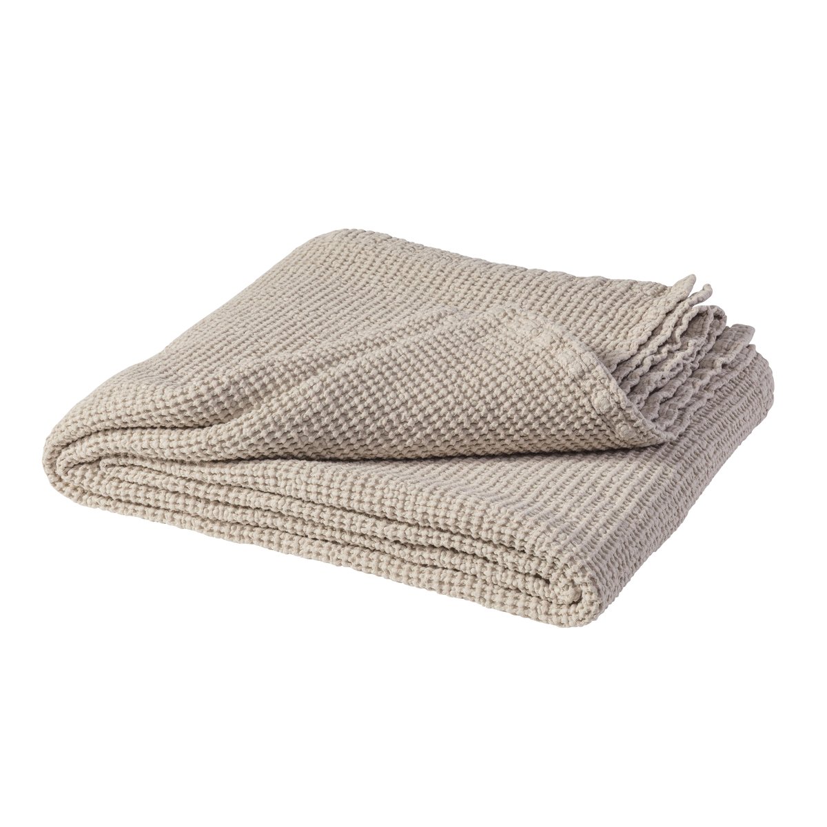 Scandi Living Couvre-lit Moss 260x260 cm beige | Design Scandinave | Couvre-lits | Beige