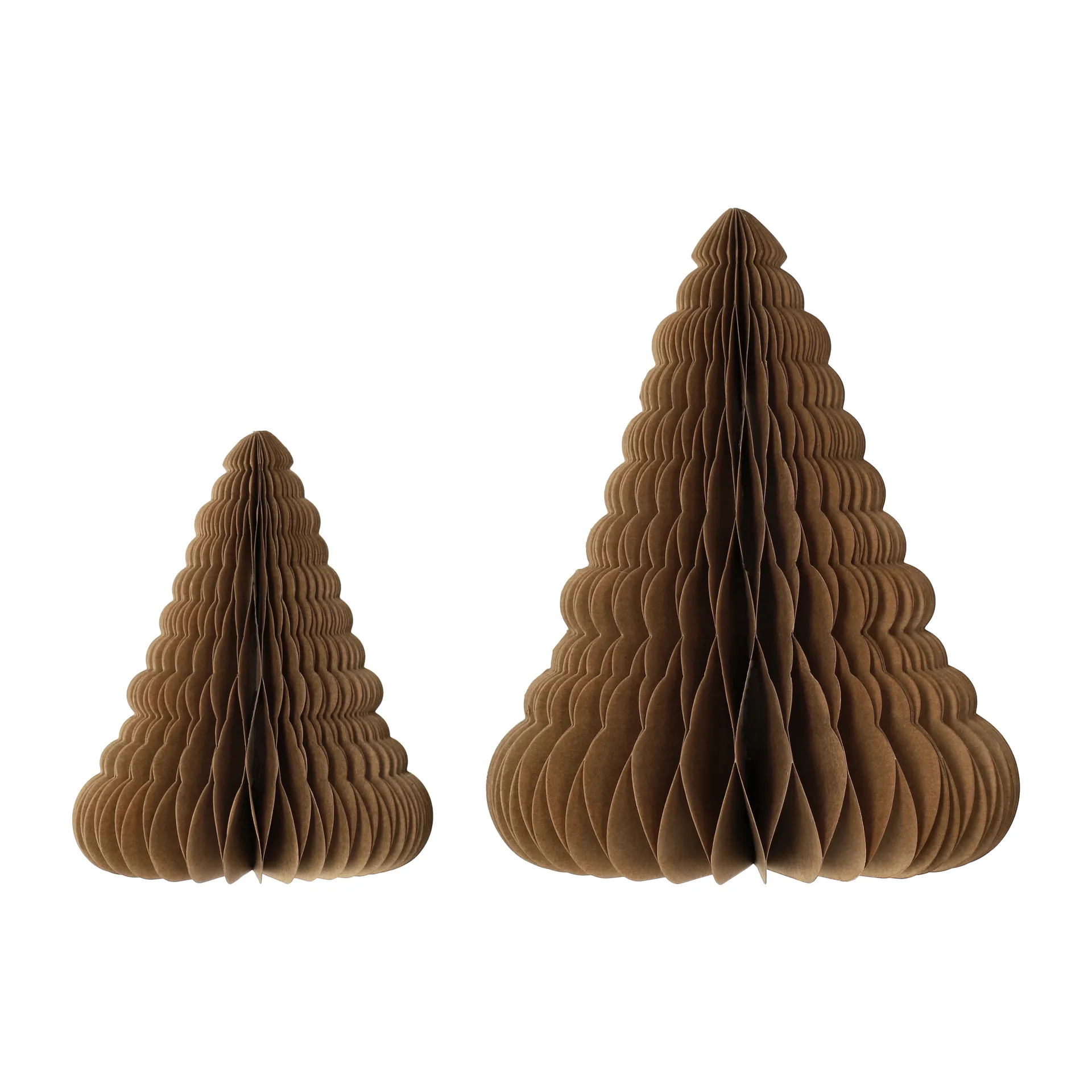Décoration de Noël Trees lot de 2, Naturel Scandi Living