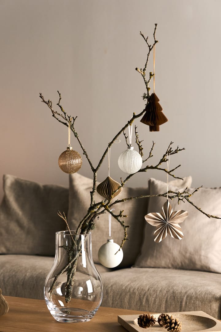 Décorations de Noël Twinkle lot de 4 - Beige - Scandi Living