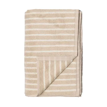 Drap de bain Drift 100x150 cm - Beige-blanc - Scandi Living