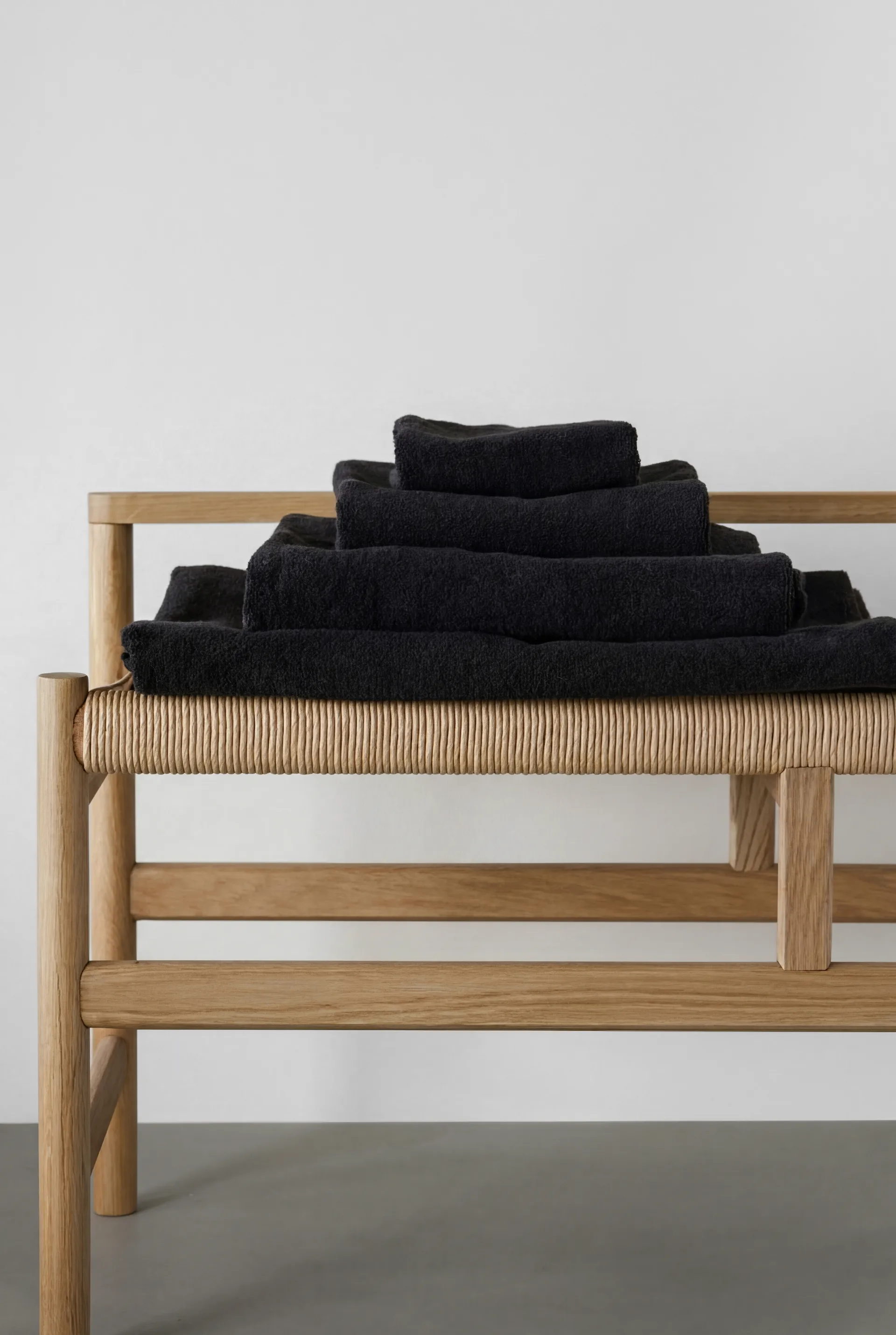 Drap de bain Drift 100x150 cm, Noir Scandi Living