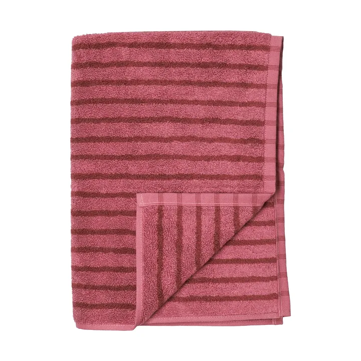 Drap de bain Drift 100x150 cm - Rose-rouge - Scandi Living