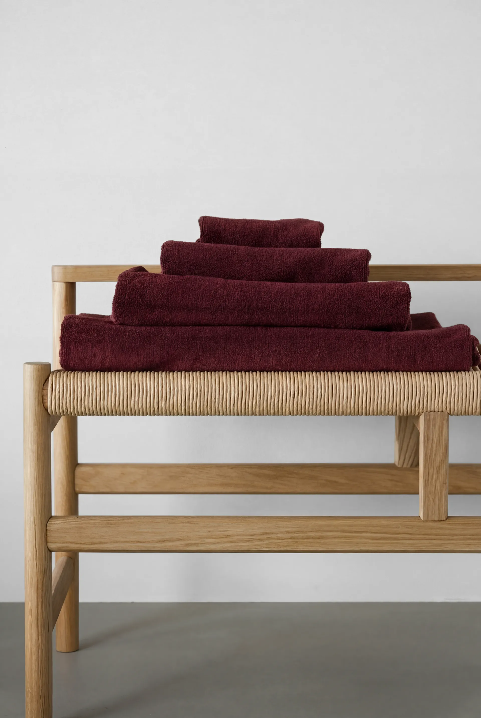 Drap de bain Drift 100x150 cm, Rouge Scandi Living