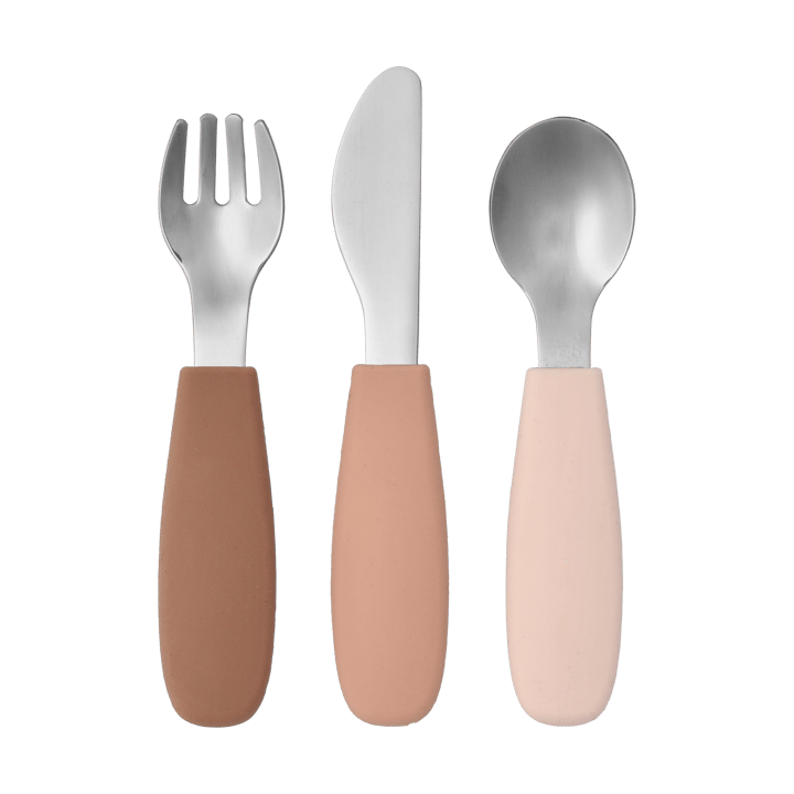 Ensemble de couverts en silicone Dine 3 pièces - Fard à joues - Scandi Living