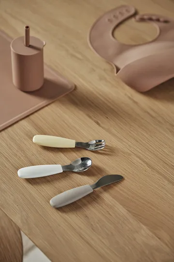 Ensemble de couverts en silicone Dine 3 pièces - Taupe - Scandi Living