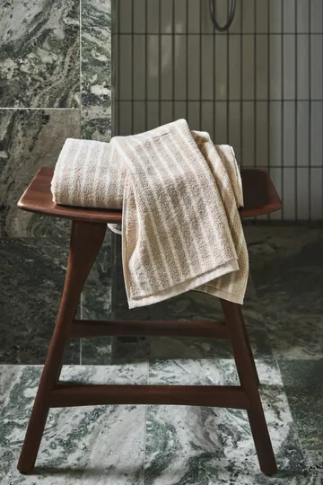 Ensemble de serviettes Drift 4 pièces - Beige-blanc - undefined - Scandi Living