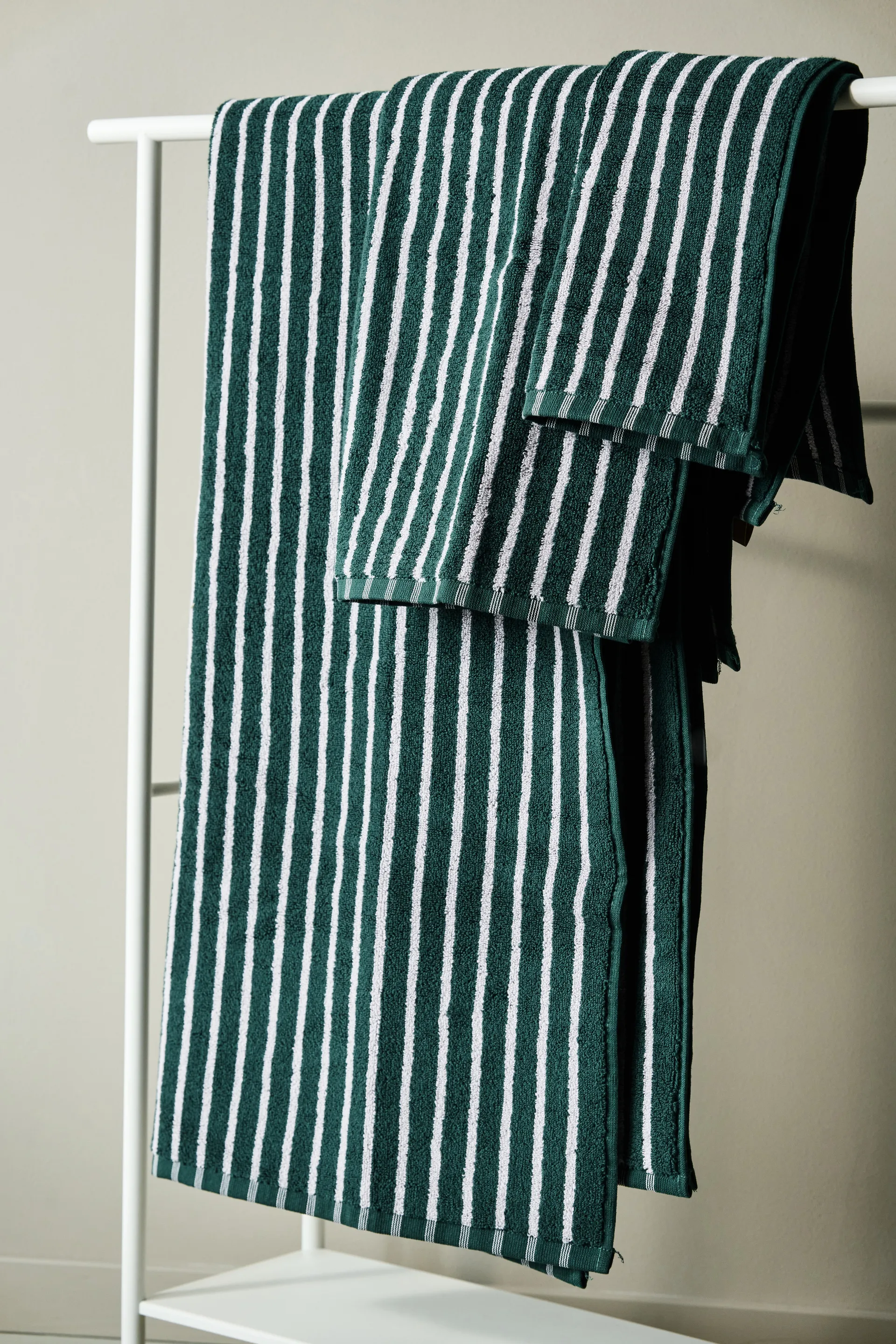 Ensemble de serviettes Drift 4 pièces - Vert-violet,  Scandi Living