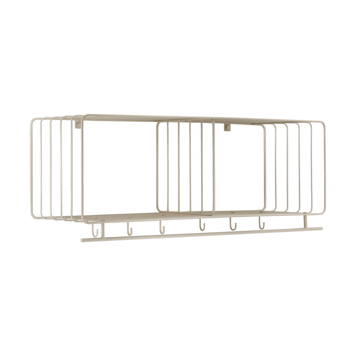 Scandi Living Étagère à chapeaux Nod 90 cm Beige