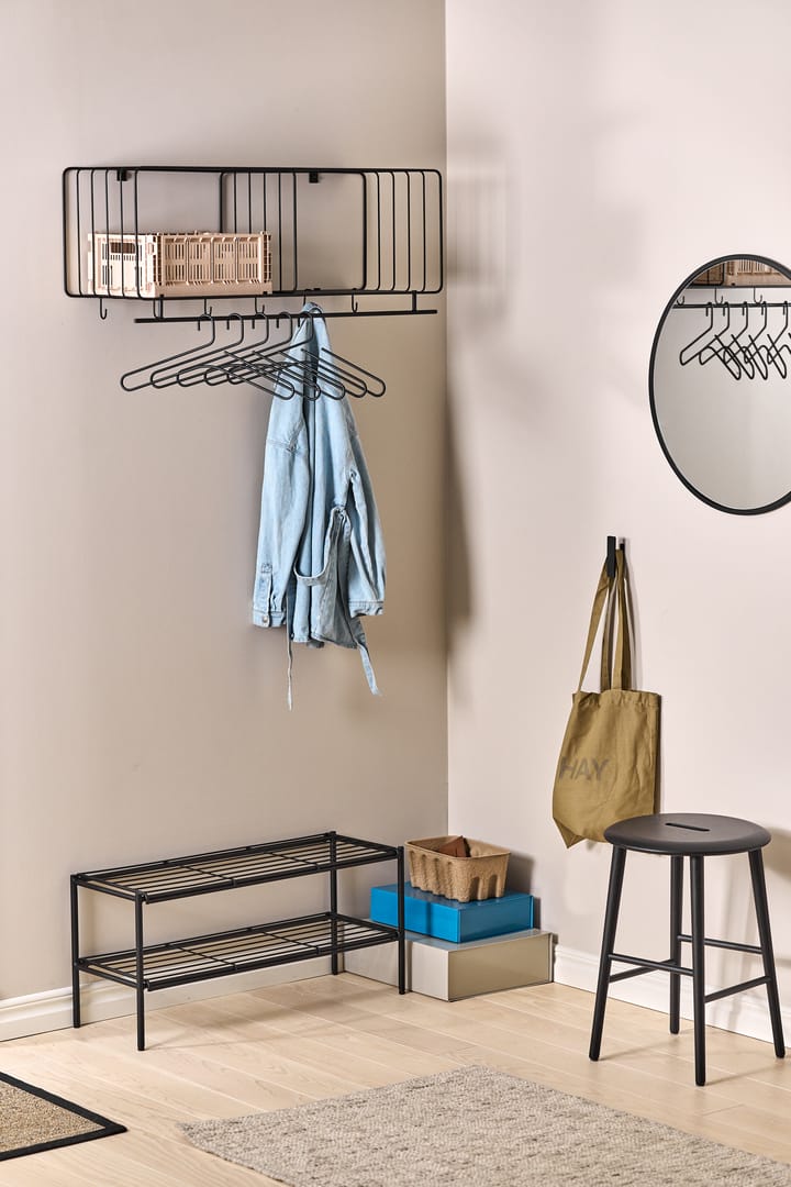 Étagère à chapeaux Nod 90 cm, Black Scandi Living