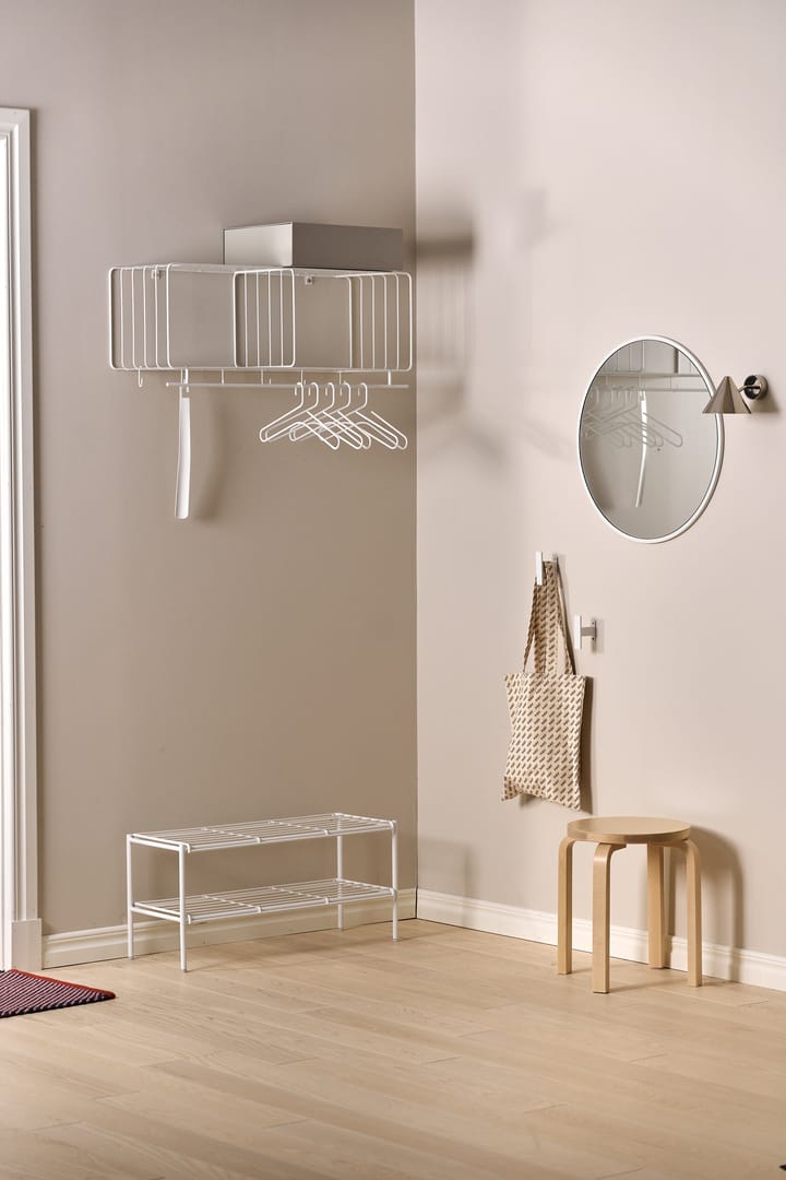 Étagère à chapeaux Nod 90 cm, White Scandi Living