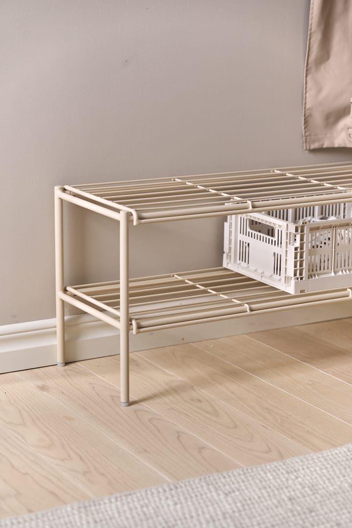 Étagère à chaussures Nod 80x30x37 cm, Beige Scandi Living