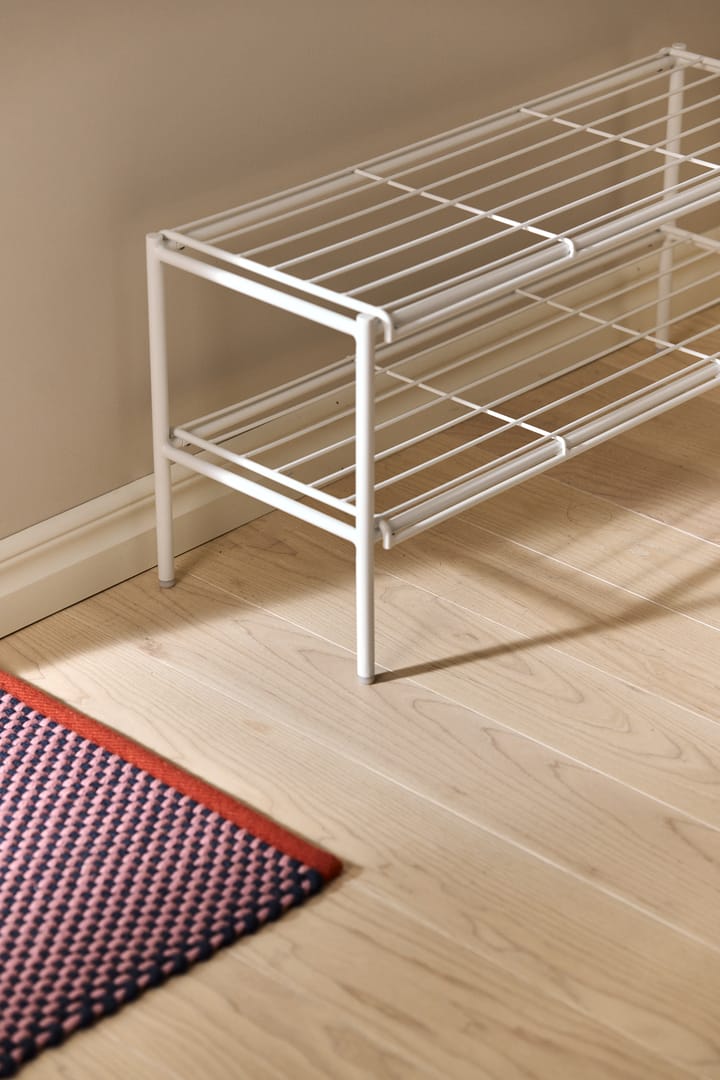 Étagère à chaussures Nod 80x30x37 cm, White Scandi Living