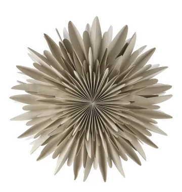 Étoile de l'avent beige à pois Luna - 60 cm - Scandi Living