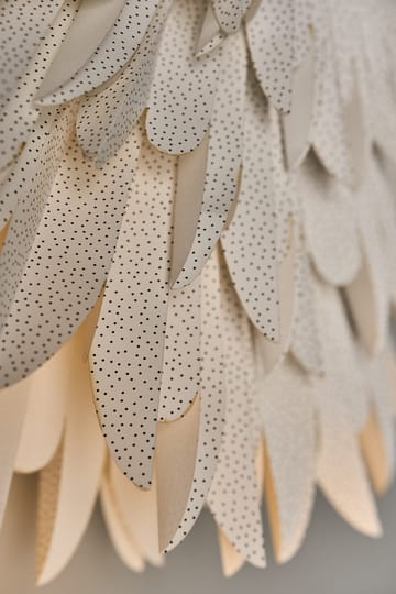 Étoile de l'avent blanche à pois Luna - 60 cm - Scandi Living