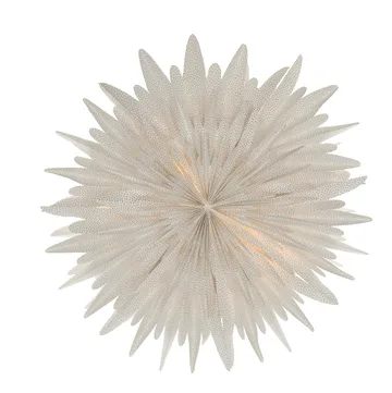 Étoile de l'avent blanche à pois Luna - Ø80 cm - Scandi Living