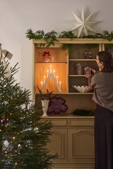 Étoile de l'avent blanche Bare - 45 cm - Scandi Living