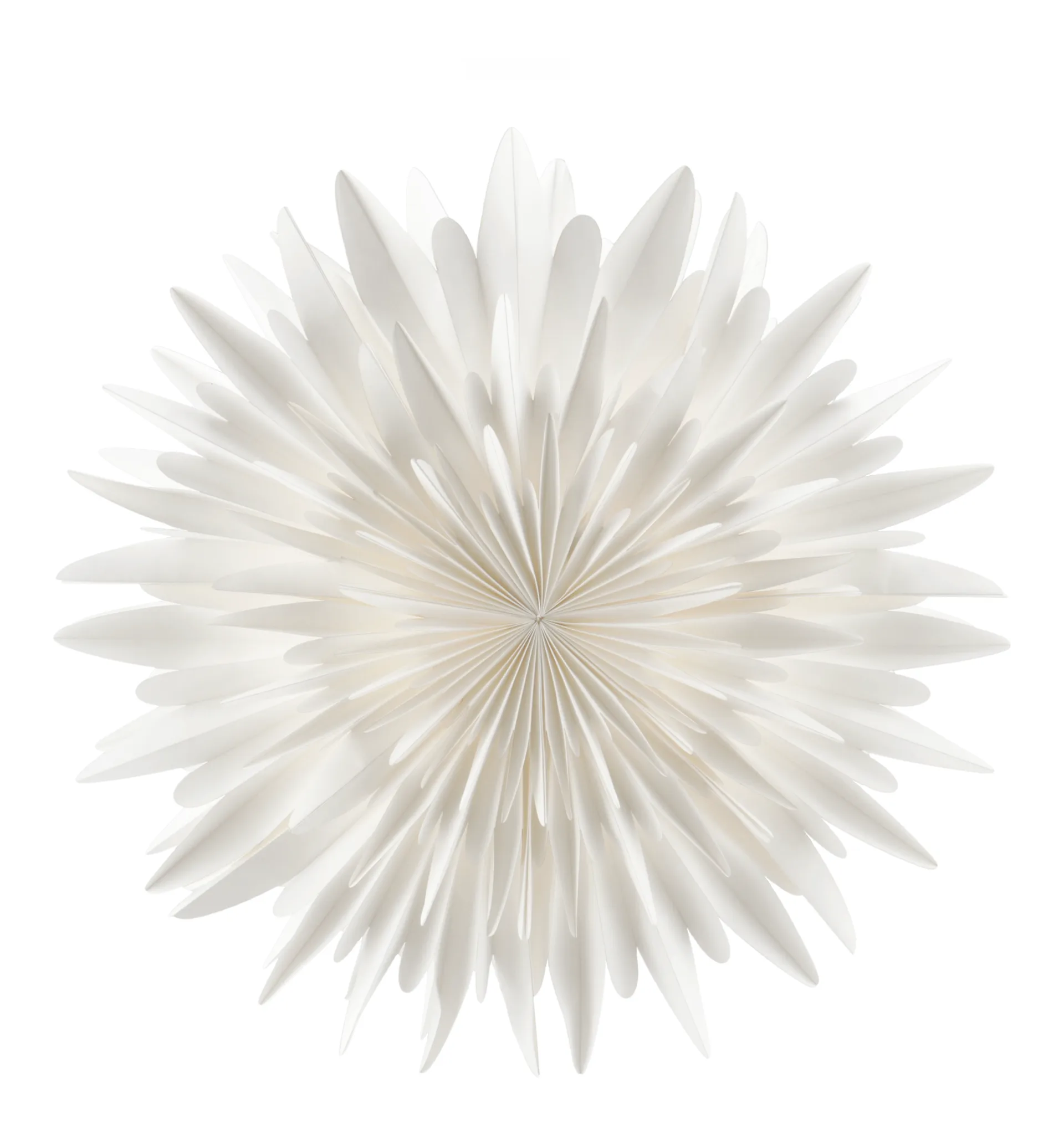 Étoile de l'avent blanche Luna, 60 cm Scandi Living