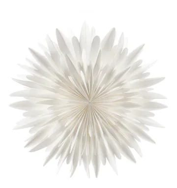 Étoile de l'avent blanche Luna - 60 cm - Scandi Living